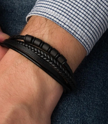 Pánské náramky ideální pro dárek pletené