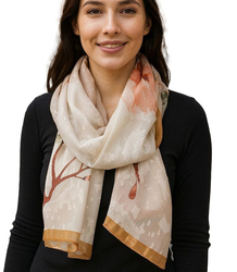 Dámský vzorovaný šátek 70x180