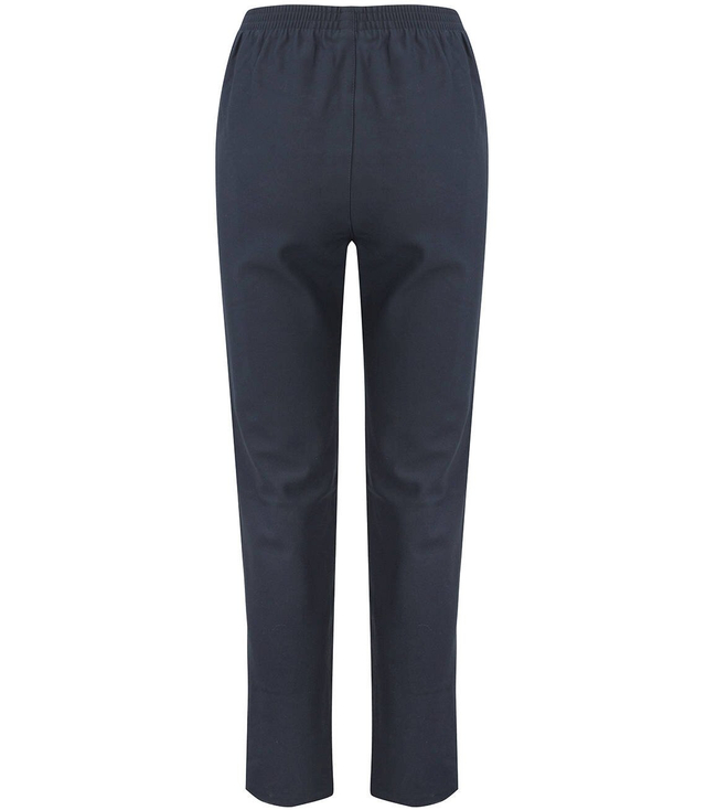 Pohodlné kalhoty s elastickým pasem zimní