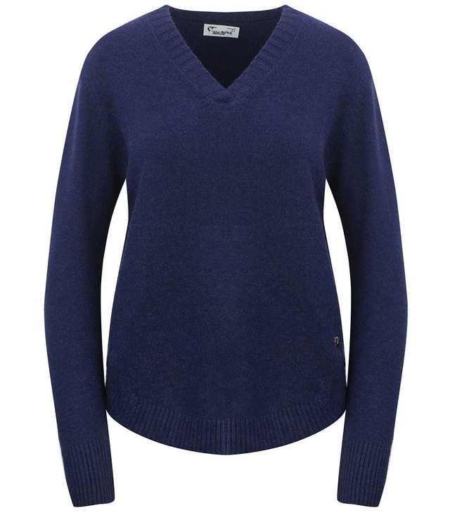 Klasický hladký teplý svetr SEREK