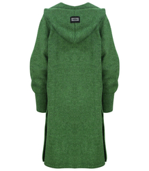 Dlouhý tlustý svetr CARDIGAN bufetový rukáv