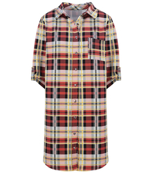 Dlouhá košile TU TUNIKA Emisette CASUAL kostkovaná