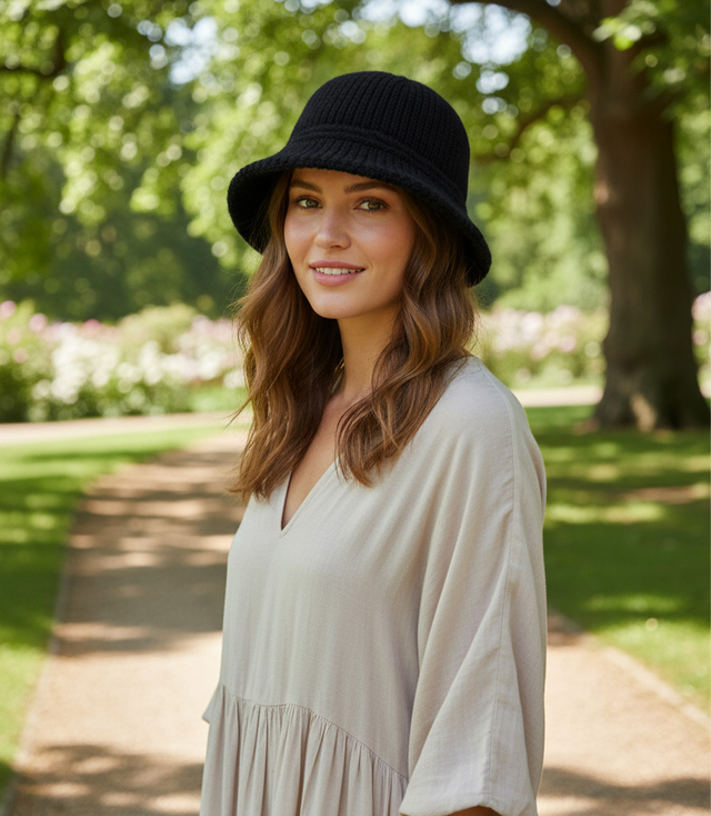 Dámský kostkovaný klobouk