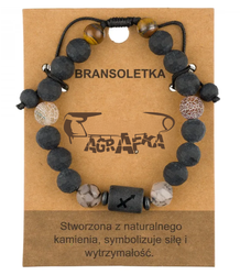 Pánský náramek s přírodními kameny