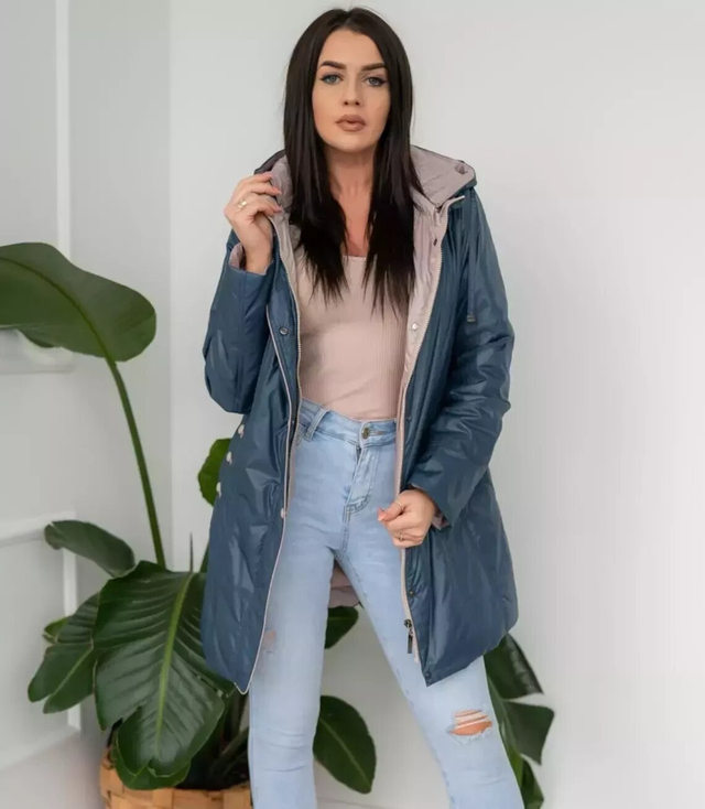 Dámská přechodná elegantní stylová bunda ULA