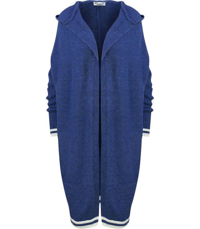 Teplý měkký svetr s kapucí