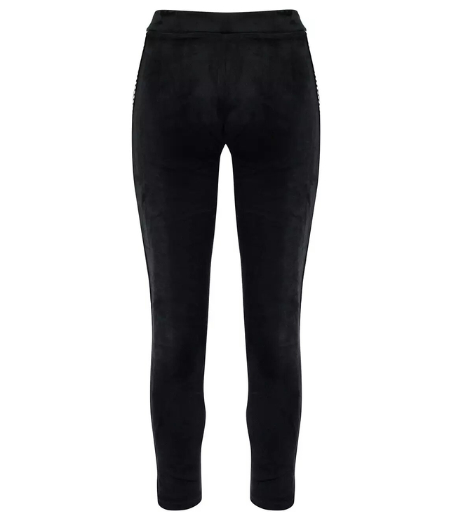 Velurové leopardí legíny tepláky