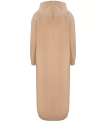 Dlouhé mikinové oversize šaty