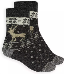 Univerzální teplé ponožky vlněné sobí 3-PAK