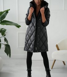 Teplý dámský zimní kabát Quilted Insulated MELANIA