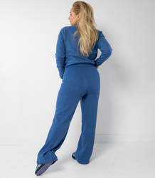 Melanžový pletený svetr LIVIA