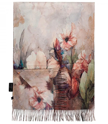 Dámský čtvercový šátek s třásněmi AGRAFKA