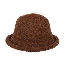 Dámský klobouk z měkké plyšové látky