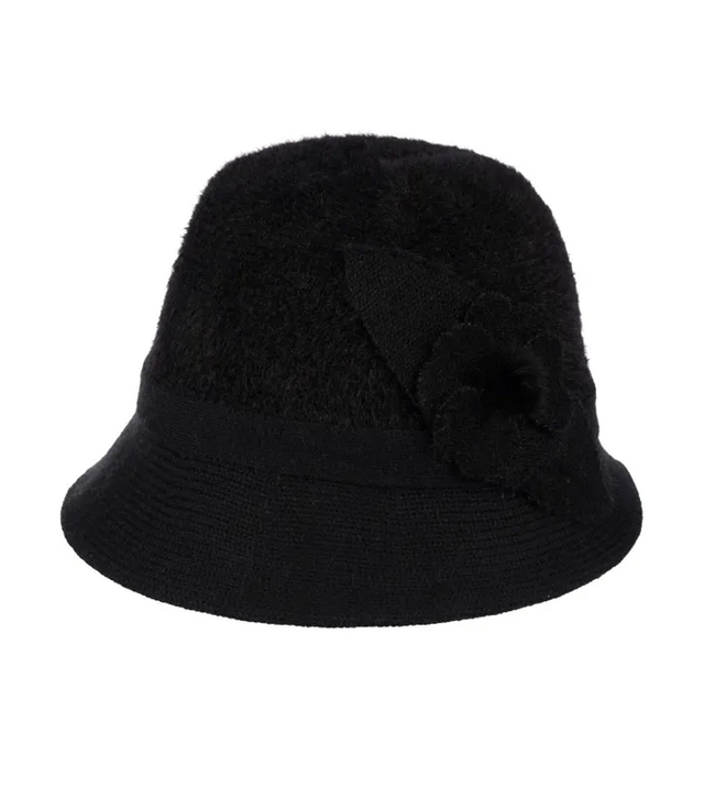 Dámský klobouk cloche patch flower