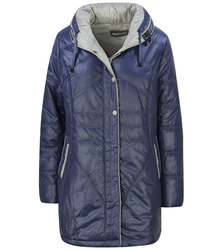 Prošívaný kabát COAT Dlouhá přechodová bunda