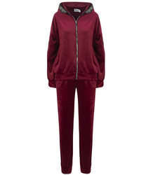 Velurová souprava DRES s opaskem