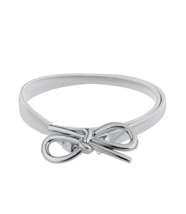 Dámský ozdobný pásek k šatům s mašlí