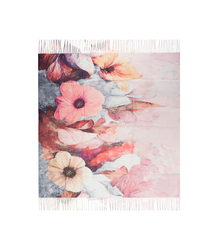 Dámský šátek s květinovým vzorem 100x100