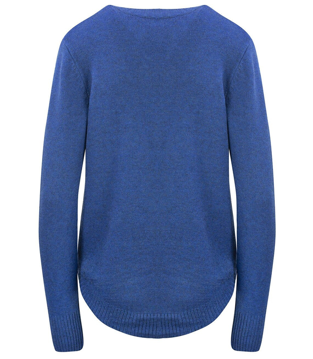 Klasický hladký teplý svetr SEREK