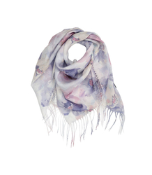 Dámský šátek s květinovým vzorem 100x100