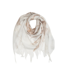 Dámský šátek s květinovým vzorem 100x100