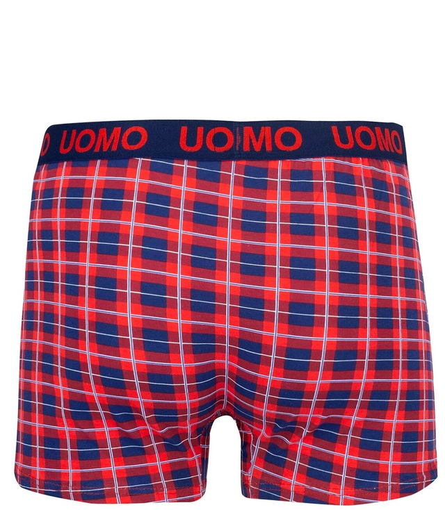Pánské kostkované boxerky Plus Size