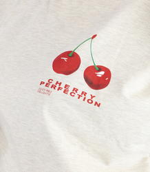  Dámská mikina oversize s potiskem třešní CHERRY PERFECTION