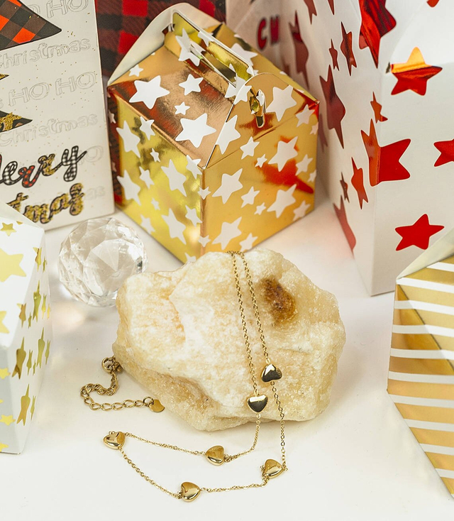 Srdcový řetízek na oslavu DÁREK