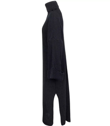 Žebrovaný svetr s rolákem MAXI