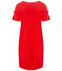 Elegantní rovné rozšířené mini šaty