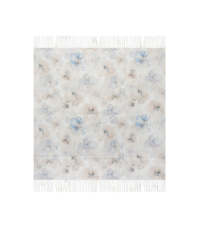 Dámský šátek s květinovým vzorem 100x100