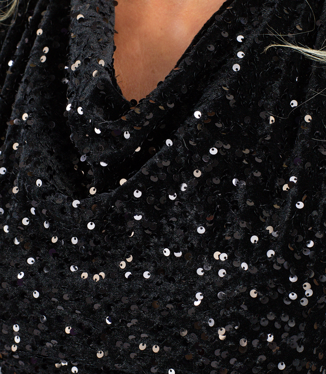 Zářící mini párty šaty s flitry