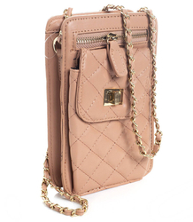 Malá prošívaná kabelka s řetízkem 5 BARVY