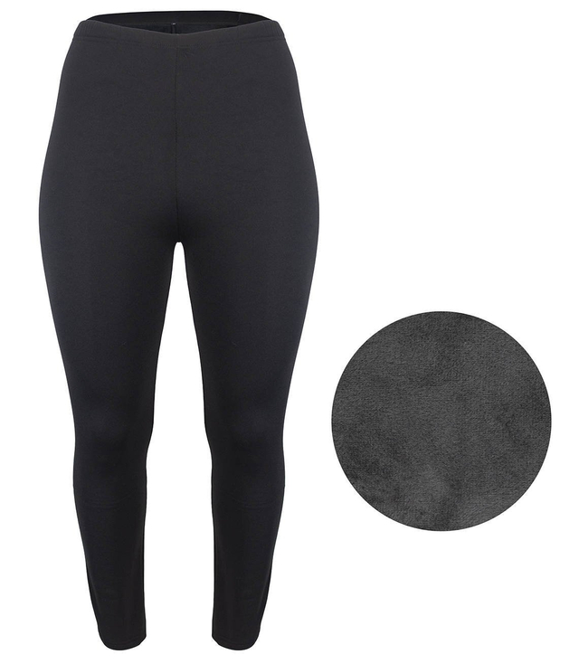 Zateplené legíny Kalhoty PLUS SIZE