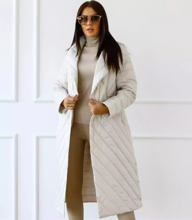 Dámský přechodný prošívaný kabát Elegant NATALIA