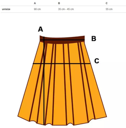 Dlouhá plisovaná sukně MAXI plisé TISK