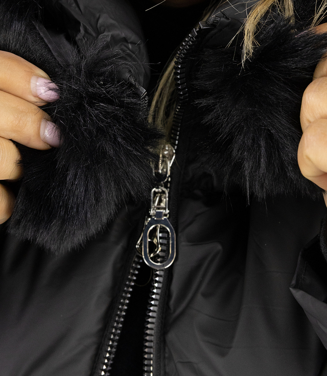 Zimní prošívaný kabát teplá bunda WINTER ROSE