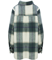 Košile Módní kostkovaná bunda