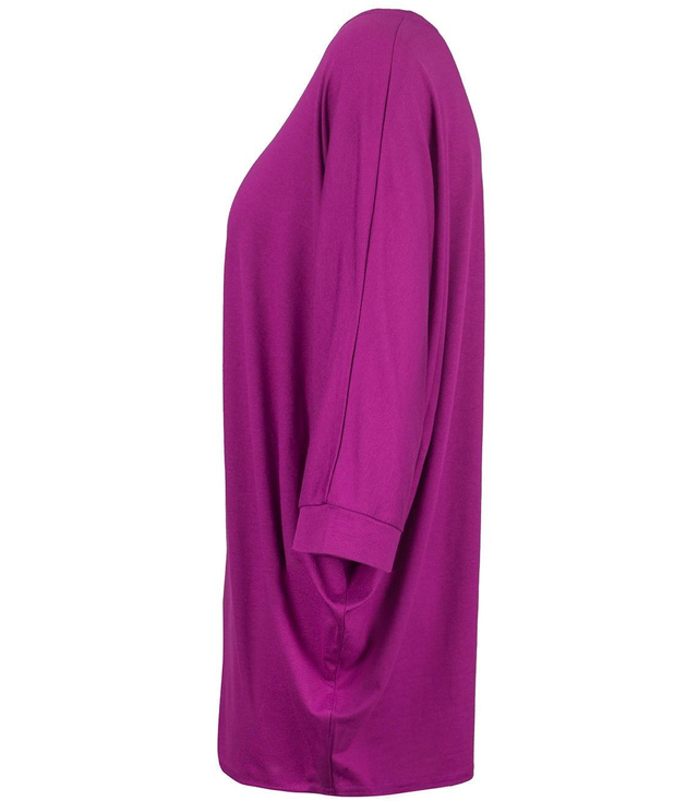 Klasická pohodlná hladká halenka oversize