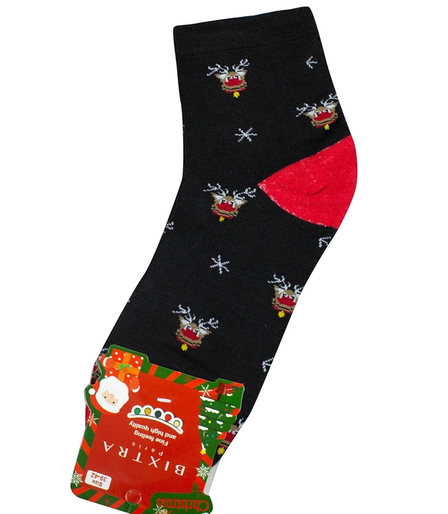 Vánoční ponožky teplé ponožky Dárek SANTA unisex 1 PAIR