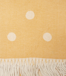 Tkaná šála šátek s puntíky 2 barvy