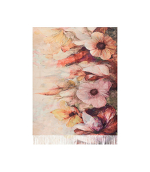 Dámská šála s květinovým vzorem 180x70