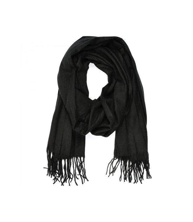 Měkká velká šála s třásněmi klasická