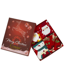 Vánoční ponožky 4-pack MIKOLAJ