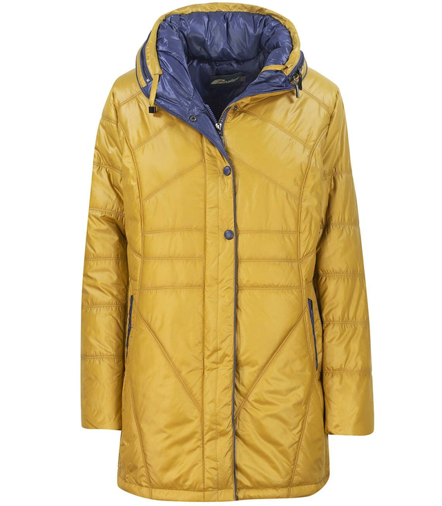 Prošívaný kabát COAT Dlouhá přechodová bunda