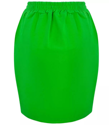 Tepláková sukně elastický pás kapsy mini