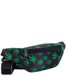 Mladistvá prostorná ledvinka s potiskem listů