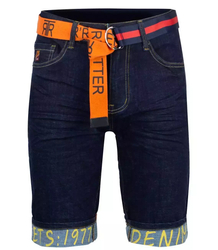 Pánské džínové šortky + pásek