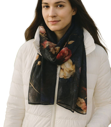 Dámský vzorovaný šátek 70x180