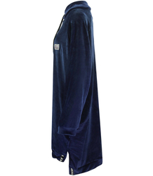 Šaty Velurová mikina s nápisem